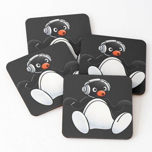 Item preview, pingu listening to music classic designed and sold by fikriyansa.
