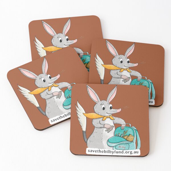 Item preview, Billy the Bilby packing his backpack designed and sold by savethebilby.