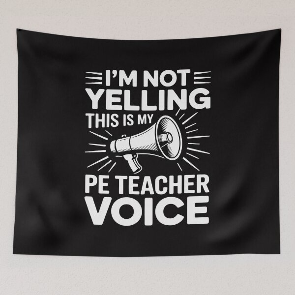 Item preview, Physical Education Teacher Not Yelling PE Teacher Voice designed and sold by jewellmeyers.
