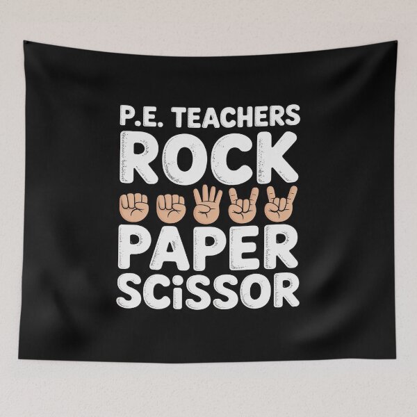 Item preview, Physical Education PE Teacher - Rock paper scissor designed and sold by joedavila.