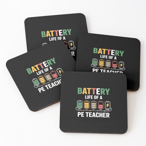 Item preview, Physical Education Battery Life Of a PE Teacher designed and sold by traceydowns.