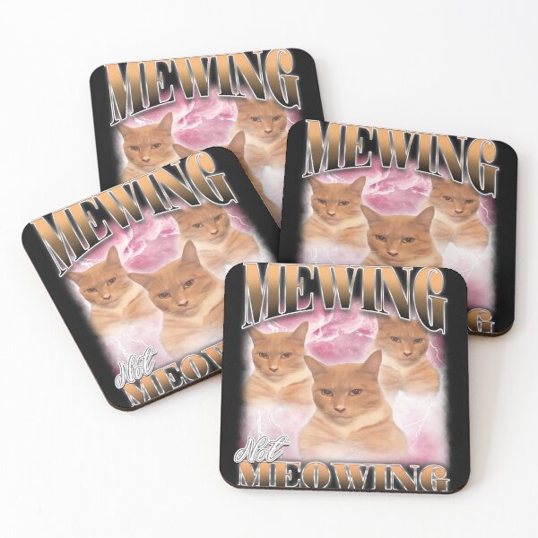 Item preview, Mewing not Meowing  designed and sold by bngfx.