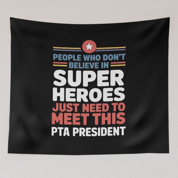 Item preview, People Meet Super Hero PTA President designed and sold by KristieRamsey.
