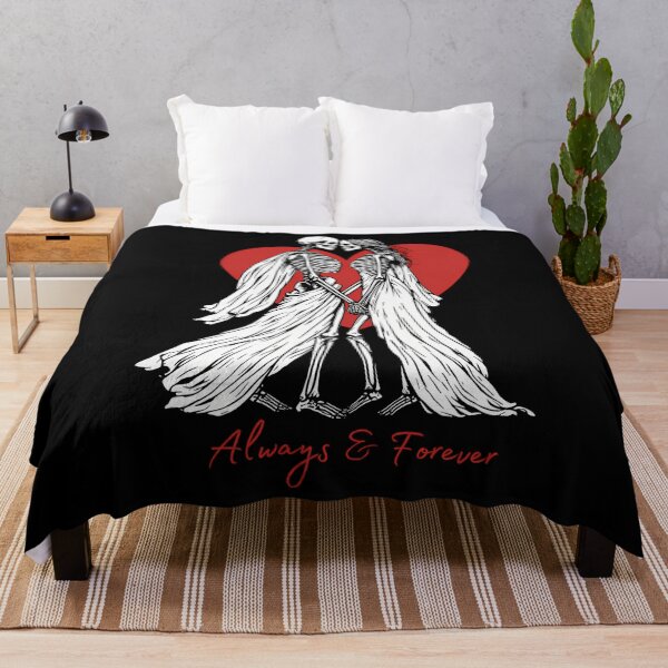 Item preview, Always And Forever Skeleton Valentine Love designed and sold by ekadrtaoytq33.
