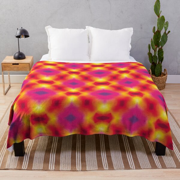Item preview, Sunset Kaleidoscope Heatwave Gradient Pattern designed and sold by bubblegoth.