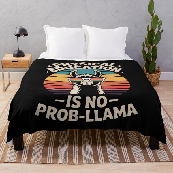 Item preview, Physical Education Is No Prob-llama PE Teacher designed and sold by traceydowns.