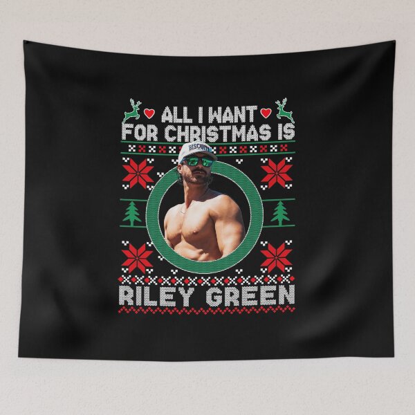 Item preview, All I Want For Christmas Is Riley Green Thirsty  designed and sold by gaqiope.