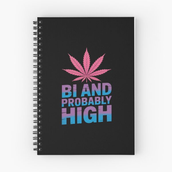 Item preview, Bi And Probably High Bisexual Pride Month LGBT Weed designed and sold by HORIZBoutique.