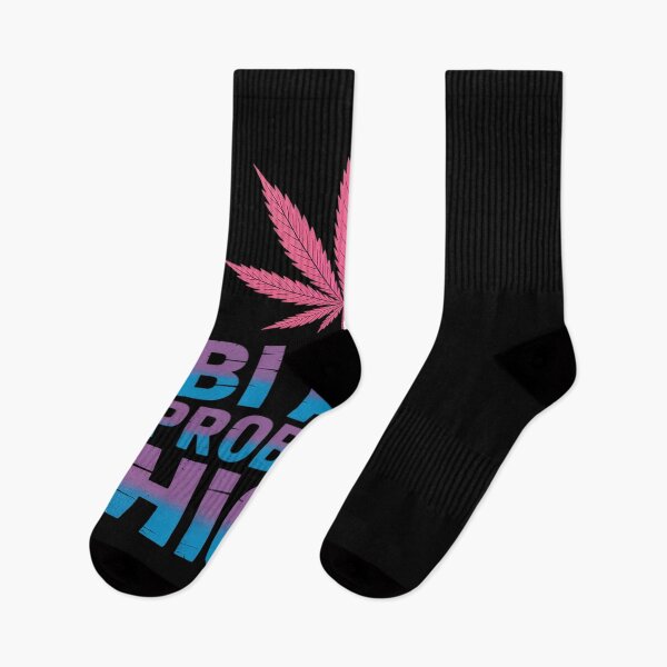 Item preview, Bi And Probably High Bisexual Pride Month LGBT Weed designed and sold by HORIZBoutique.