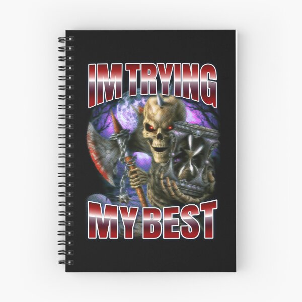 Item preview, Im Trying My Best Skeleton Meme designed and sold by bngfx.