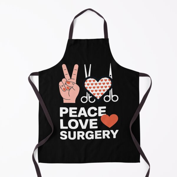Artikelvorschau, Frieden, Liebe, Chirurgie, OP-Technik, Geschenke für Chirurgen entworfen und verkauft von KristieRamsey.