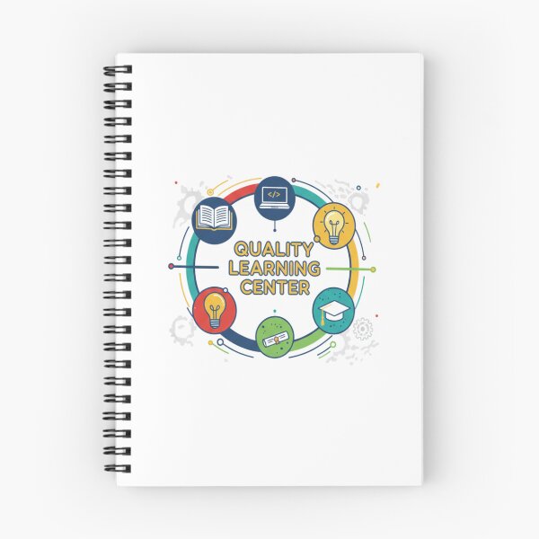 Item preview, Quality Learning Center – Modern Education Circle Logo | Learning, Coding & Academic Growth Illustration designed and sold by Gurjeetpixelart.