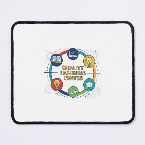 Item preview, Quality Learning Center – Modern Education Circle Logo | Learning, Coding & Academic Growth Illustration designed and sold by Gurjeetpixelart.