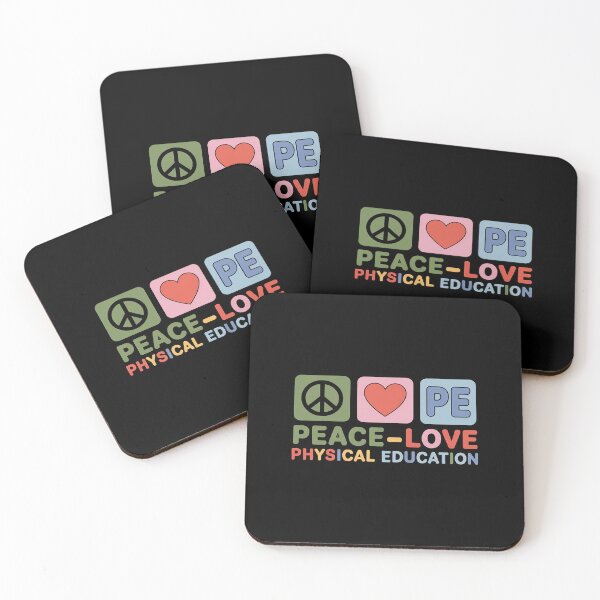 Item preview, Peace Love P.E. for Physical Education PE designed and sold by KristieRamsey.