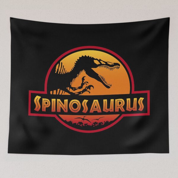 Item preview, Spinosaurus logo sunset designed and sold by Blck-Acid-Devil.