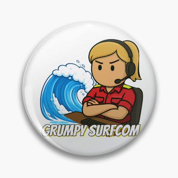 Item preview, Custom: Grumpy Surfcom designed and sold by Flashover.