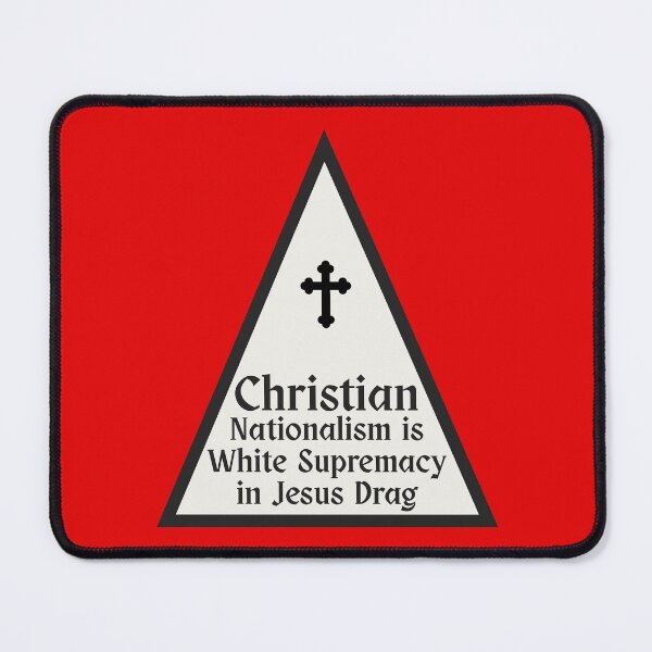 Item preview, White Triangle Anti Racism - Jesus  designed and sold by EvergreenRevolt.