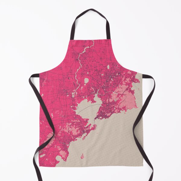 Item preview, Qingdao City Map of Shandong, China - Blossom designed and sold by deMAP.
