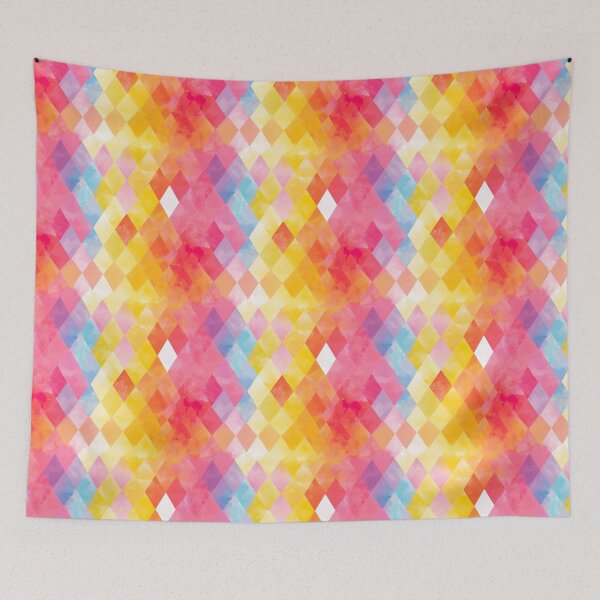 Item preview, Sunrise Argyle Diamond Pattern designed and sold by bubblegoth.