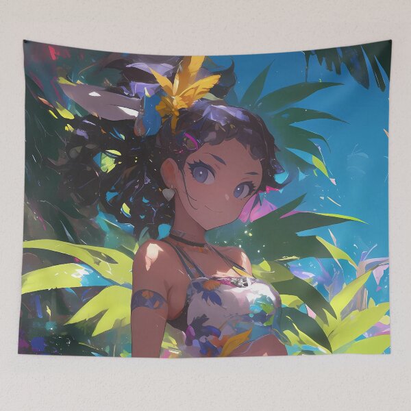 Item preview, Aoi Asahina Tropical Joy Danganronpa Anime Girl designed and sold by thedarvills.