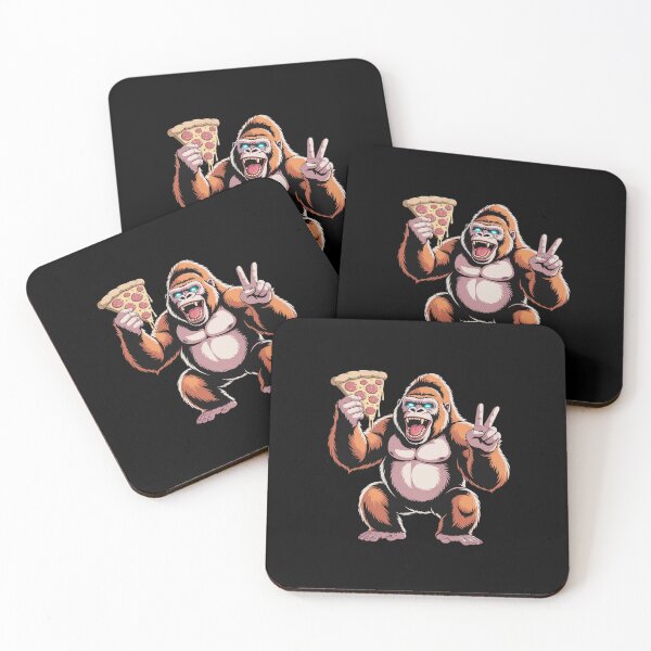 Item preview, Bigfoot Eating Pizza Cute Sasquatch Funny designed and sold by HORIZBoutique.
