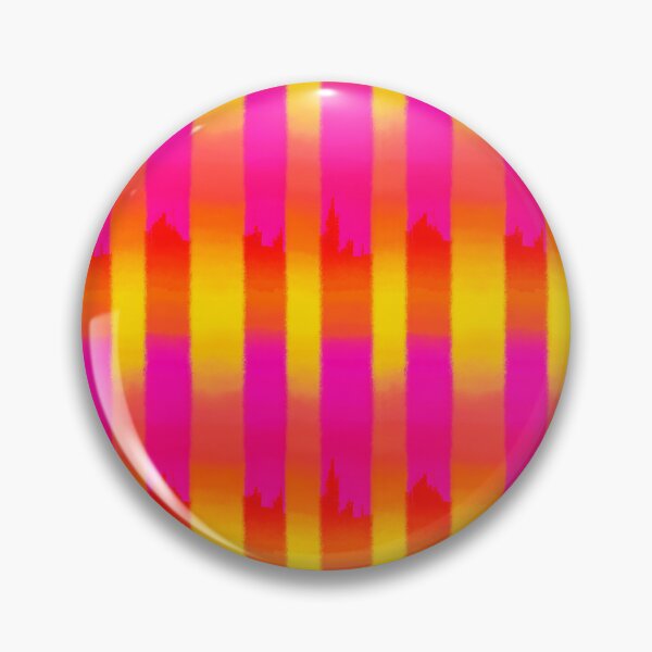 Item preview, Sunrise Heatwave Ombre Vertical Stripes Pattern designed and sold by bubblegoth.