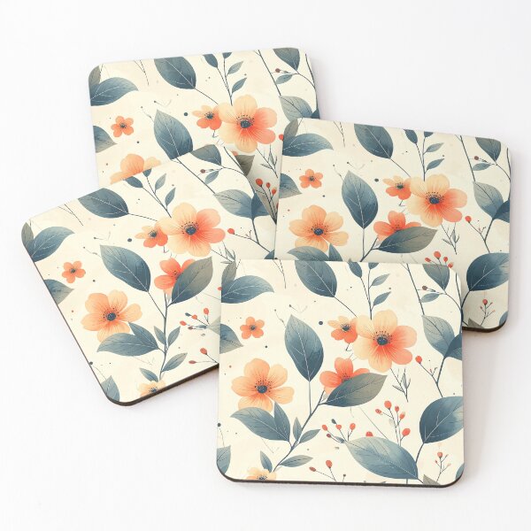 Item preview, Soft Korean Minimal Floral Pattern designed and sold by MIXER'07.