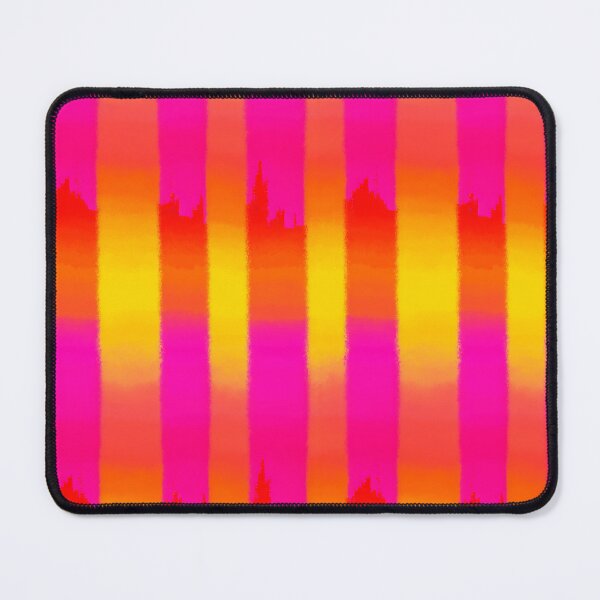 Item preview, Sunrise Heatwave Ombre Vertical Stripes Pattern designed and sold by bubblegoth.