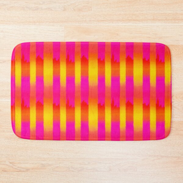 Item preview, Sunrise Heatwave Ombre Vertical Stripes Pattern designed and sold by bubblegoth.