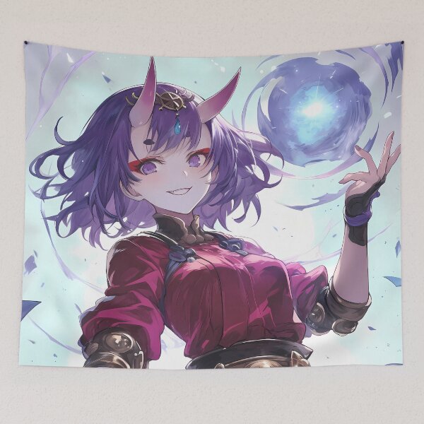 Item preview, Shuten Douji Assassin Fate Grand Order Anime Girl designed and sold by thedarvills.