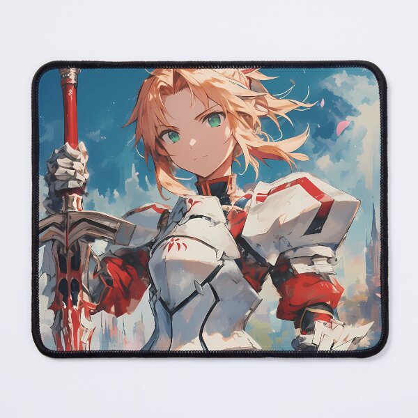 Item preview, Red Saber Mordred Fate Grand Order Anime Warrior designed and sold by thedarvills.