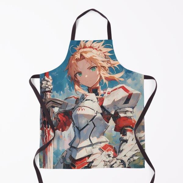 Item preview, Red Saber Mordred Fate Grand Order Anime Warrior designed and sold by thedarvills.