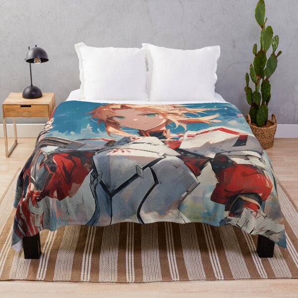 Item preview, Red Saber Mordred Fate Grand Order Anime Warrior designed and sold by thedarvills.