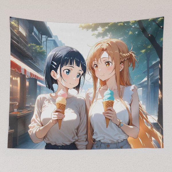 Item preview, Kirigaya Suguha Sword Art Online Anime City Summer Waifu Anime Girl designed and sold by thedarvills.