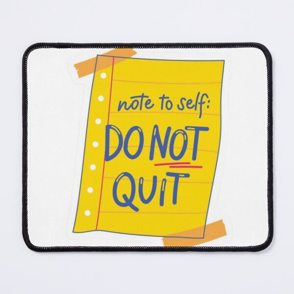 Item preview, Mental Note: Don't Give Up - Daily Inspiration designed and sold by ChessyChop.