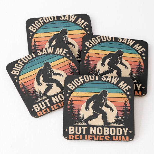 Item preview, Bigfoot Saw Me Nobody Believes Him Funny Sasquatch Bigfoot designed and sold by FluoroWave.