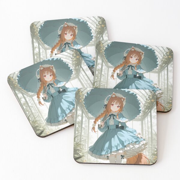 Item preview, Holo Spice And Wolf Ookami To Koshinryo Anime Girl Waifu Elegant Fantasy Umbrella designed and sold by thedarvills.