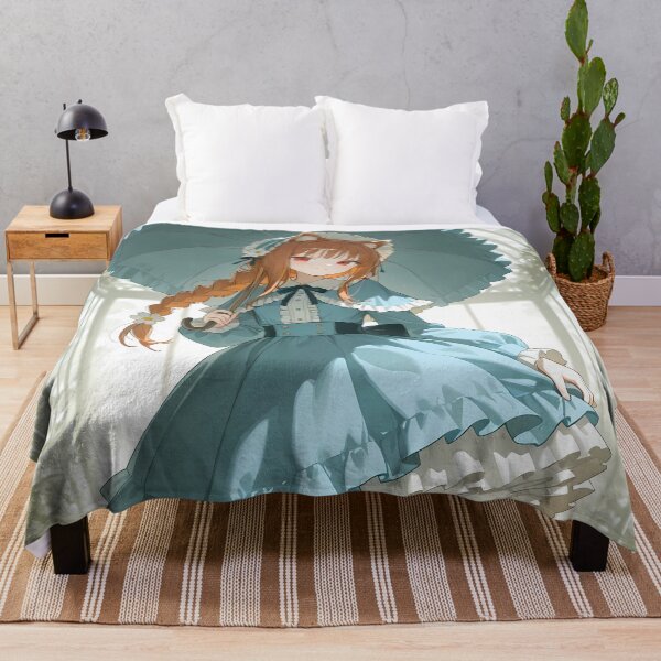 Item preview, Holo Spice And Wolf Ookami To Koshinryo Anime Girl Waifu Elegant Fantasy Umbrella designed and sold by thedarvills.