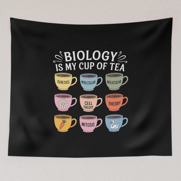 Item preview, Biology Is My Cup Of Tea Biologist Genetics DNA Microbiology designed and sold by FluoroWave.