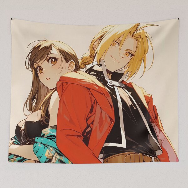 Item preview, Edward Elric Fullmetal Alchemist Anime Fantasy Character Red Coat designed and sold by thedarvills.