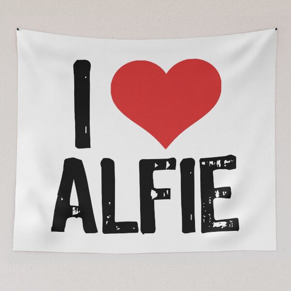 Item preview, I Love Alfie designed and sold by The "I Love Everything" Shop.