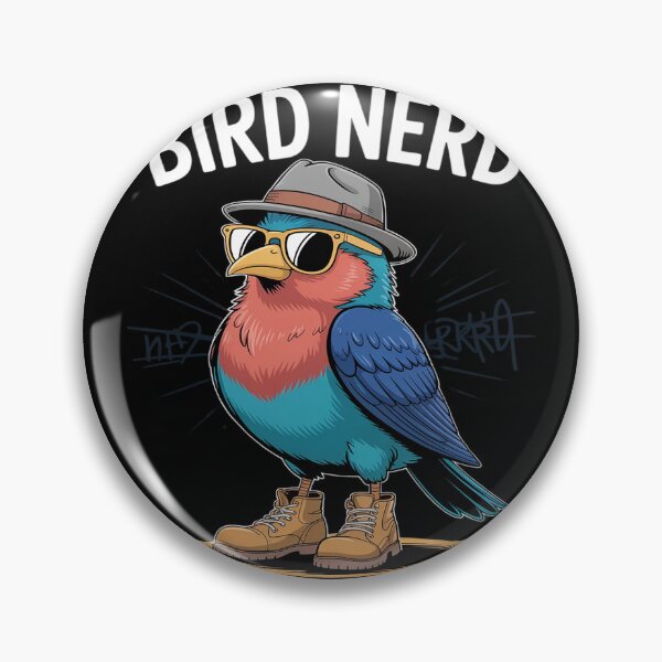 Item preview, Bird Nerd Funny Birding Bird Watching Bird Lover Watcher designed and sold by FluoroWave.