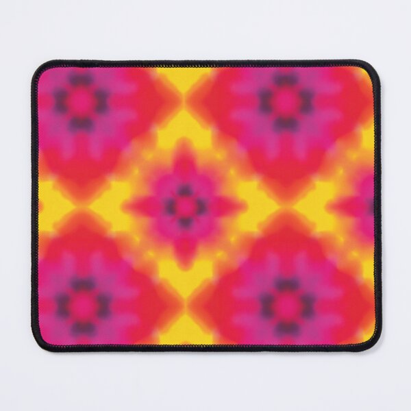 Item preview, Neon Kaleidoscope Mandala Sunset Glow Pattern designed and sold by bubblegoth.