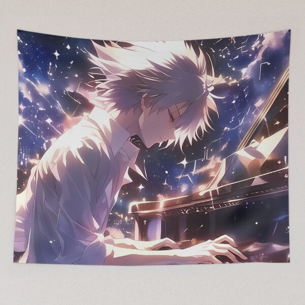 Item preview, Kaworu Nagisa Neon Genesis Evangelion Piano Cosmic Fantasy Anime designed and sold by thedarvills.