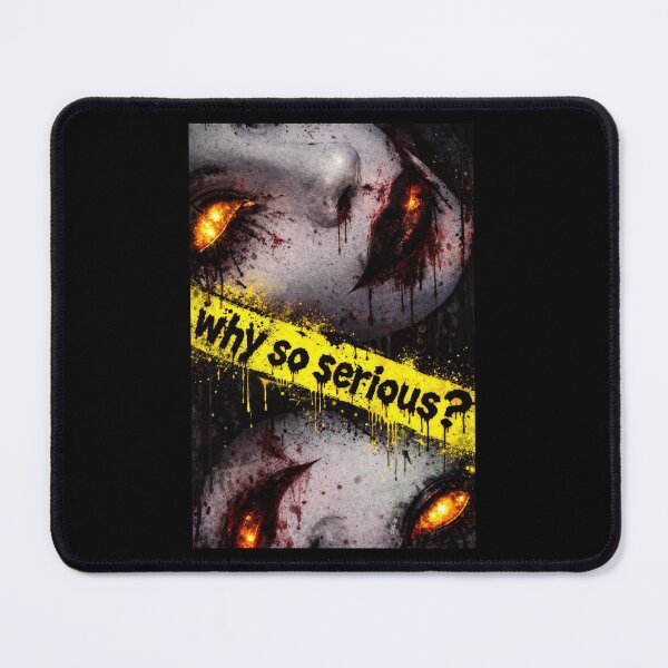 Item preview, Why So Serious? – Dark Horror Expression Art designed and sold by TainaDeLuna.