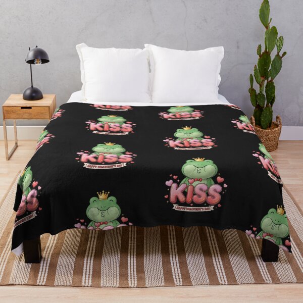 Item preview, "Frog Prince Kiss with Hearts designed and sold by kunsuriyapaisan Paranee.
