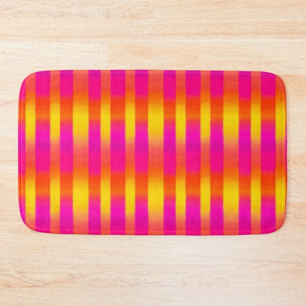 Item preview, Neon Sunset Vertical Gradient Stripes Pattern designed and sold by bubblegoth.