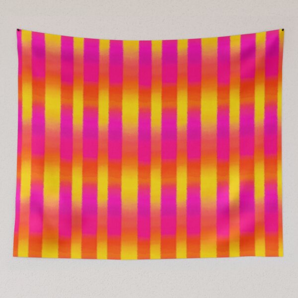 Item preview, Neon Sunset Vertical Gradient Stripes Pattern designed and sold by bubblegoth.