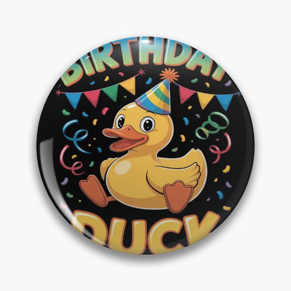 Item preview, Birthday Duck Kids Rubber Duck Party Family designed and sold by FluoroWave.