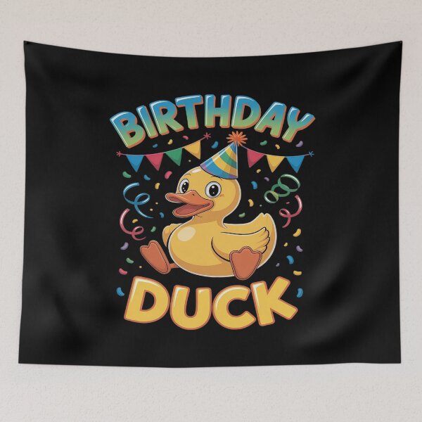 Item preview, Birthday Duck Kids Rubber Duck Party Family designed and sold by FluoroWave.